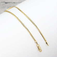 2.5MM Women's Gold Classic Small Miami Chain Anklet Foot Jewelry 10"