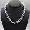Women's Classic Rolo Chain in Silver plated 18"