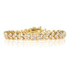 Women's Clustered Cubic Zirconia Tennis Bracelet 7.5"