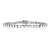 Women's Square Cubic Zirconia Tennis Bracelet 7.5"