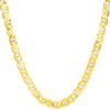 13MM Gold Classic Mariner Chain Necklace 20"24"30"