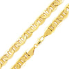 13MM Gold Classic Mariner Chain Necklace 20"24"30"