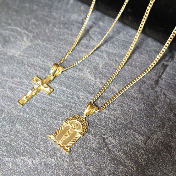 Small Handcrafted Religious Jesus Charm Pendant