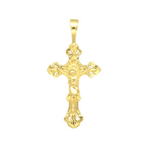  Diamond Cut Crucifix Cross Handmade Charm