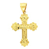 Budded Crucifix Cross Handmade Charm