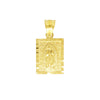 Small Medallion Holy Virgin Mary Mother of Jesus Charm Pendant