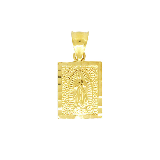 Small Medallion Holy Virgin Mary Mother of Jesus Charm Pendant