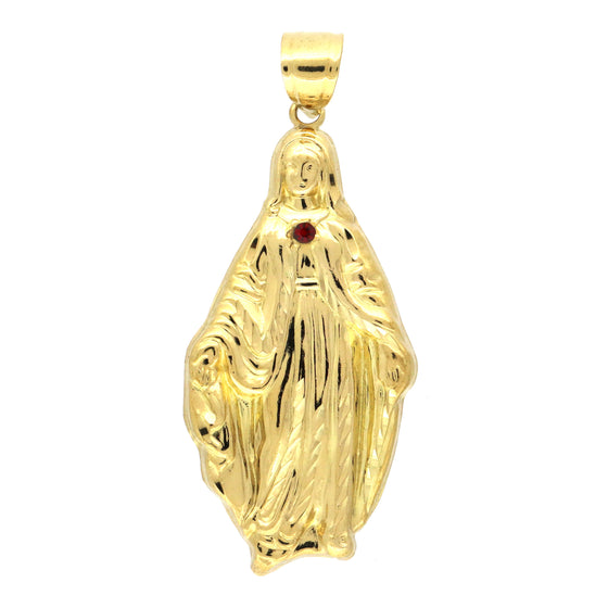 Large Saint Virgin Mary Charm Pendant