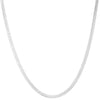 5MM Silver Classic Herringbone Chain Necklace 16"18"20"24"30" S2000