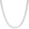 14MM Silver Classic Herringbone Chain Necklace 20"24"30" S7000