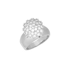  Women's Round Cluster Cubic Zirconia Ring Size7,8,9