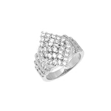  Women's Cubic Zirconia Cluster Anniversary Ring Size7,8,9