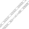 8MM Silver Classic Figaro Chain Necklace  20"24"