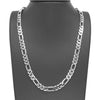 10MM Silver Classic Figaro Chain Necklace 20"24"30"36"