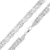 13MM Silver Classic Mariner Chain Necklace 20"24"30"